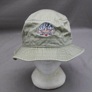 Vintage Bucket Hat - 1999 Grey Cup Stitched Logo - Adult One Size Fits All